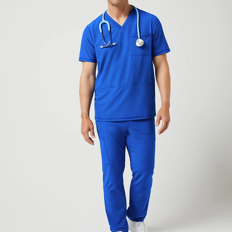 Hot Selling Custom nurse uniform for men jogger scrub set