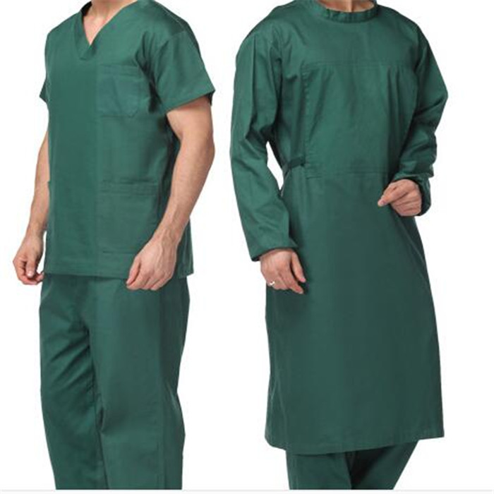 Autoclavable Reinforce Medical Reusable Cotton Surgical Gown