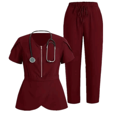 scrub sets short sleeve supplier