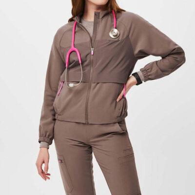 Custom nursing scrub jackets