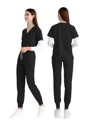 nursing jogger scrub sets for hospitals