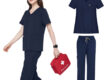 Custom unisex hospital scrub sets