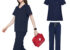 Custom unisex hospital scrub sets