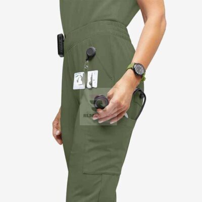 hospital scrub pants woven fabric