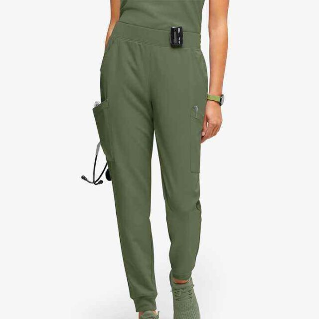 hospital scrub pants woven fabric