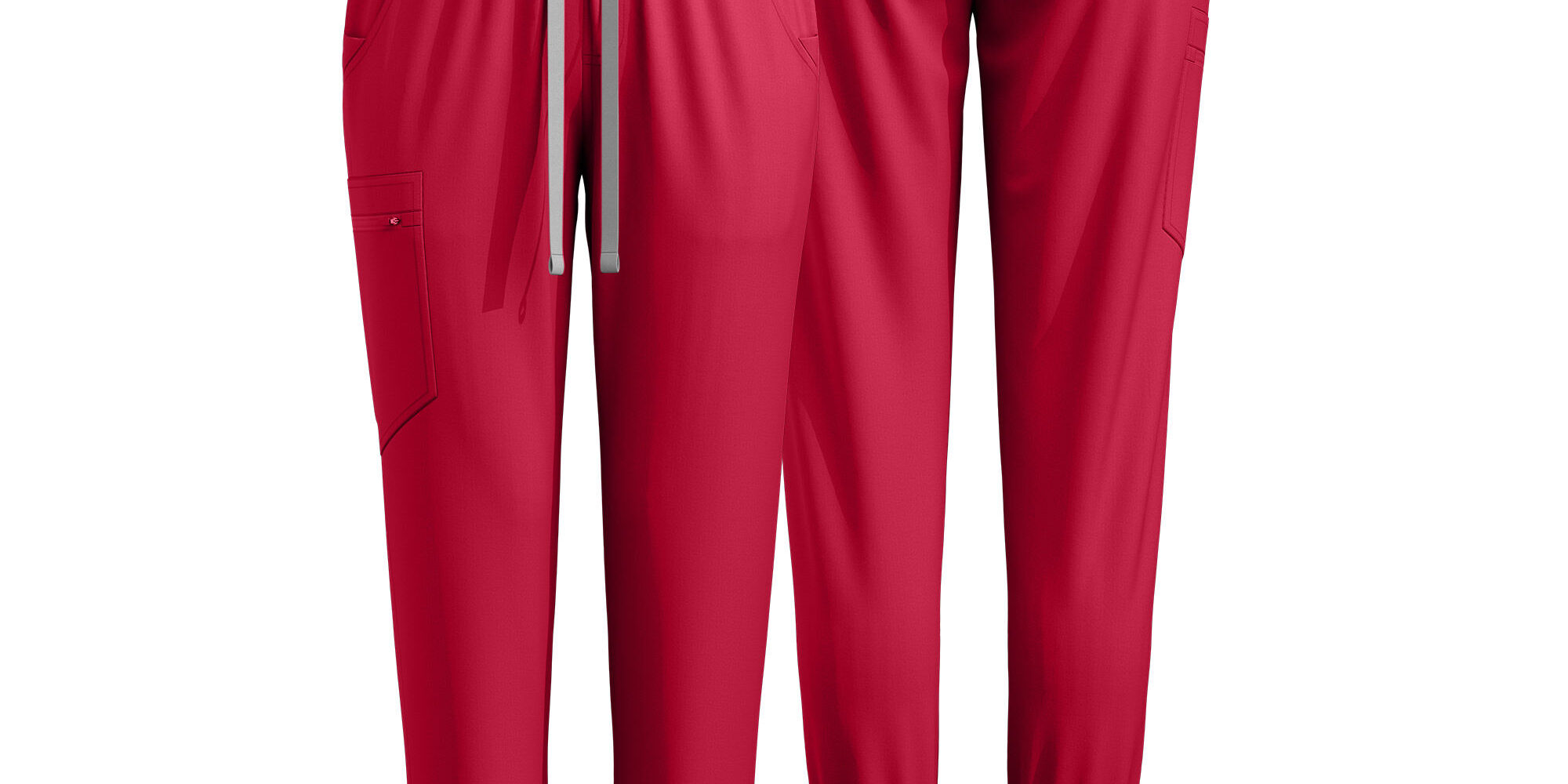 scrub jogger pants with 5 pockets