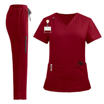 4X large navy blue women’s scrub sets