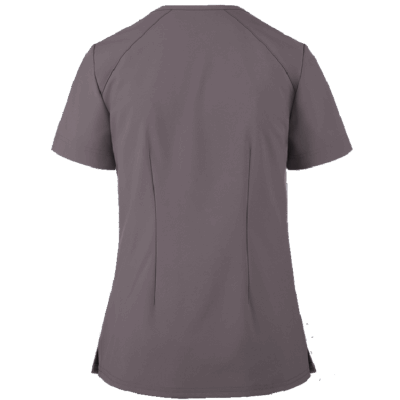 medical scrub tops with multi-pockets