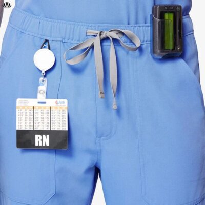 Men’s jogger scrub pants with drawstring