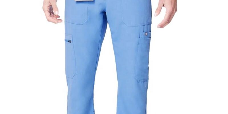 Men’s jogger scrub pants with drawstring