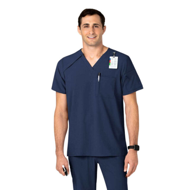 V-neck scrub tops hospital u