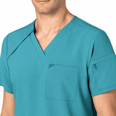 V-neck scrub tops hospital u