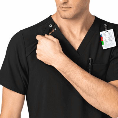 V-neck scrub tops hospital u