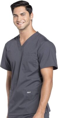 Men’s V-neck scrub tops