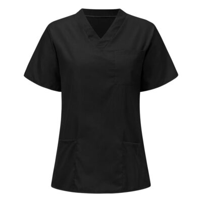 women’s hospital scrub tops tunic design
