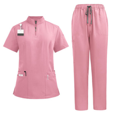 Premium navy blue medical scrub sets