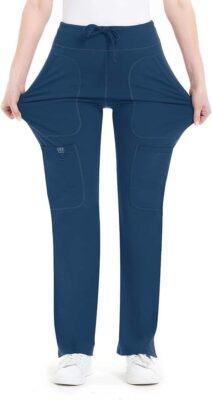 scrub pants with cargo pockets