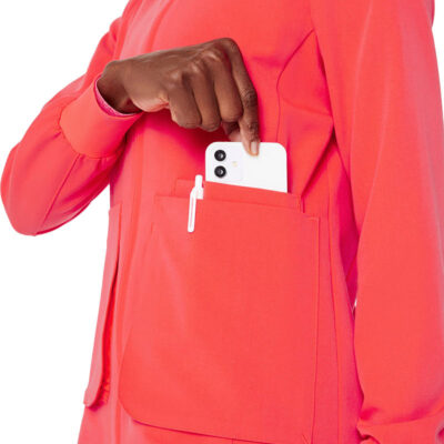 Wholesale hospital scrub jackets with pockets