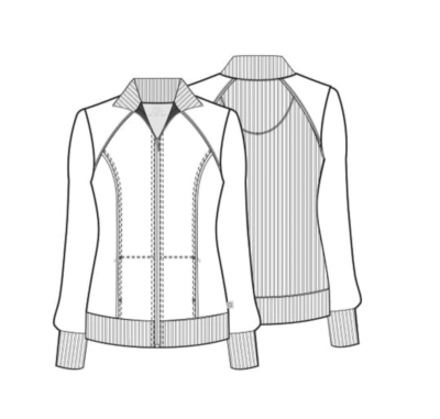 Women’s nursing scrub jackets