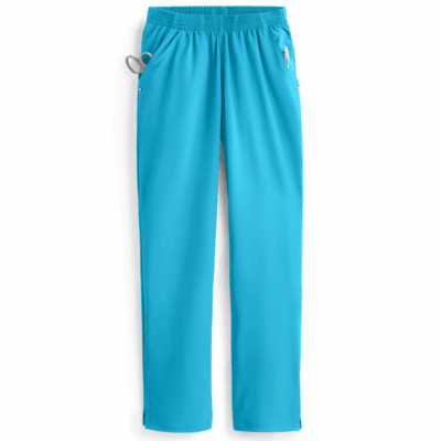 straight cut slim fit scrub pants