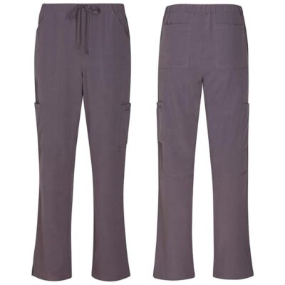 cargo scrub pants with side slits