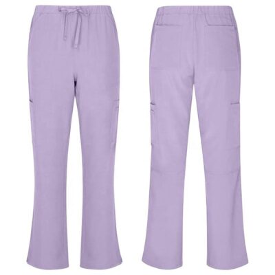cargo scrub pants with side slits