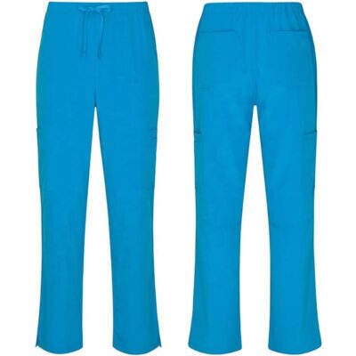 cargo scrub pants with side slits