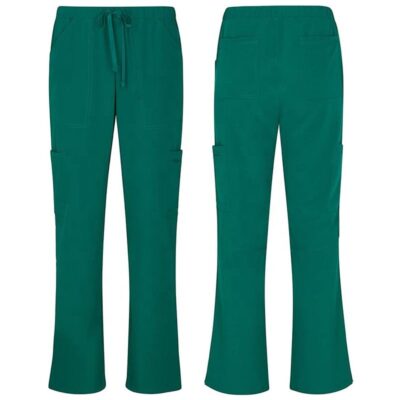 cargo scrub pants with side slits