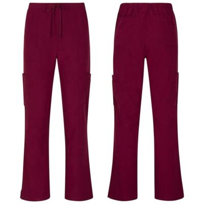 cargo scrub pants with side slits