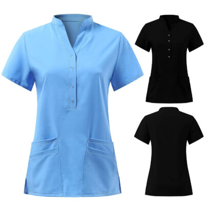 short sleeve medical scrub tops