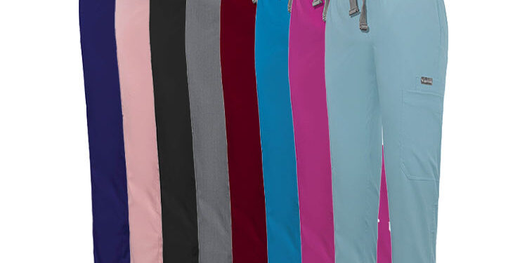 stretch medical scrub pants for nurses