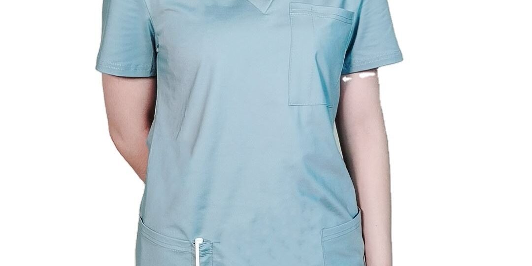Custom hospital nurse scrub tops
