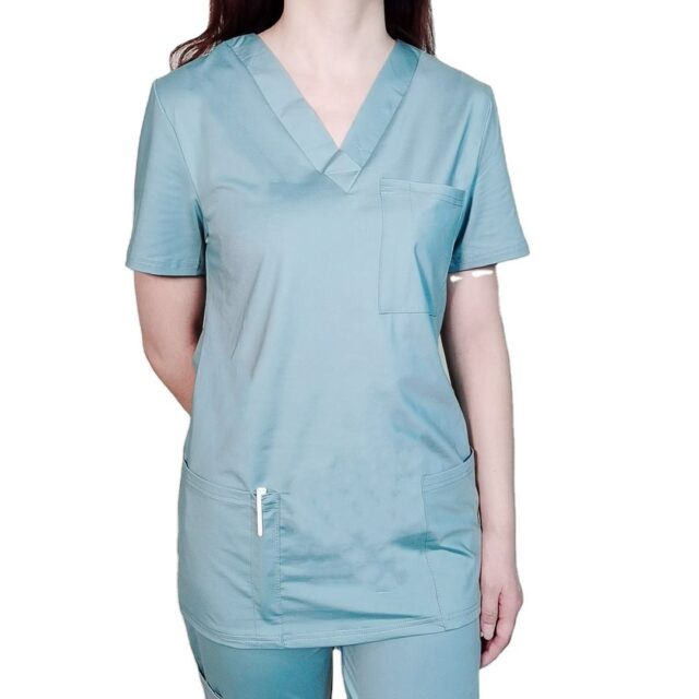 Custom hospital nurse scrub tops
