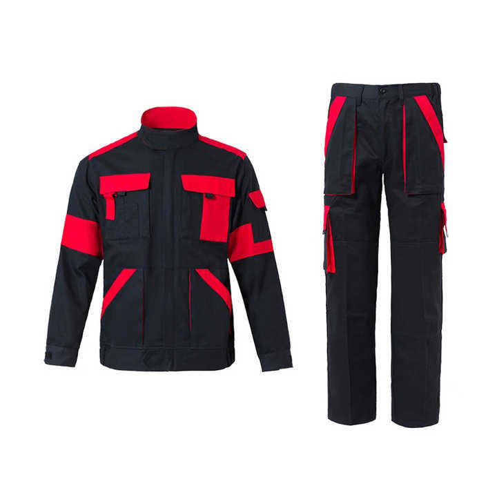 Custom Long Sleeve Industrial Workwear Mechanic Uniforms (6) industrial workwear waterproof uniforms