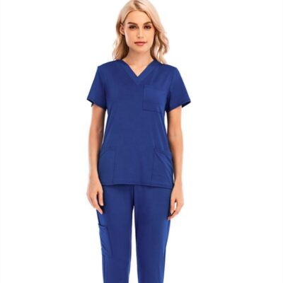 High quality women jogger scrubs set