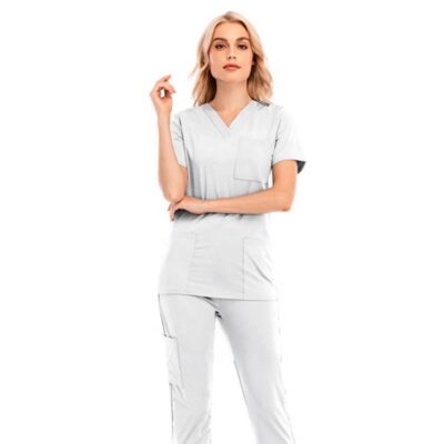 High quality women jogger scrubs set