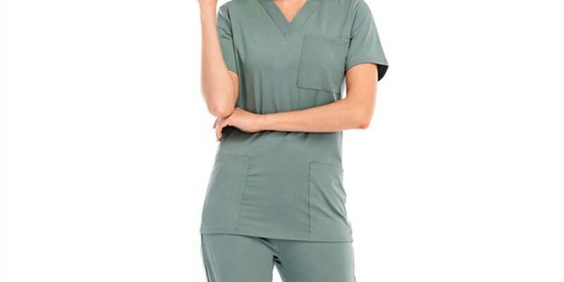 High quality women jogger scrubs set