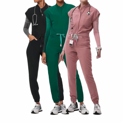 One piece plus size women scrubs j