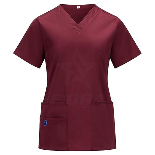Hot selling fig scrub tops stretch