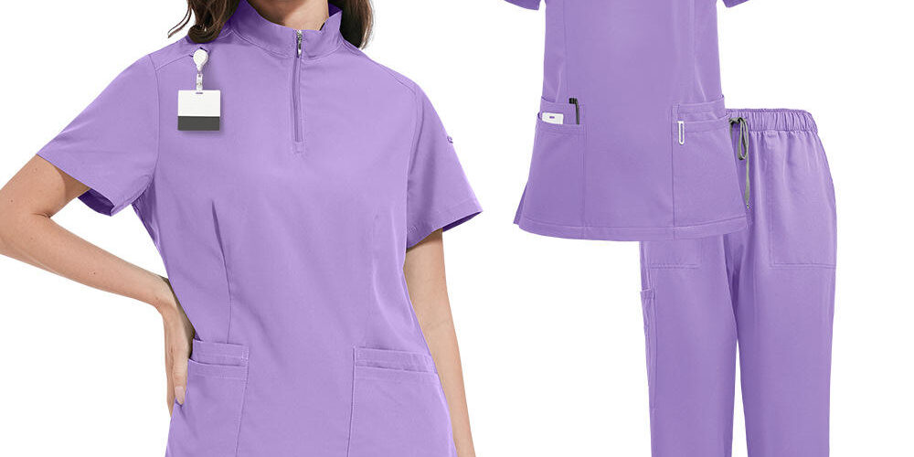 Women surgical scrub set
