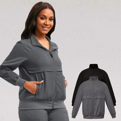 nisex dental scrubs jacket spandex